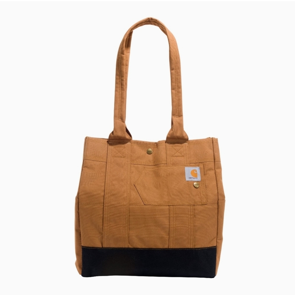 Carhartt North-South Brown Canvas Tote Bag